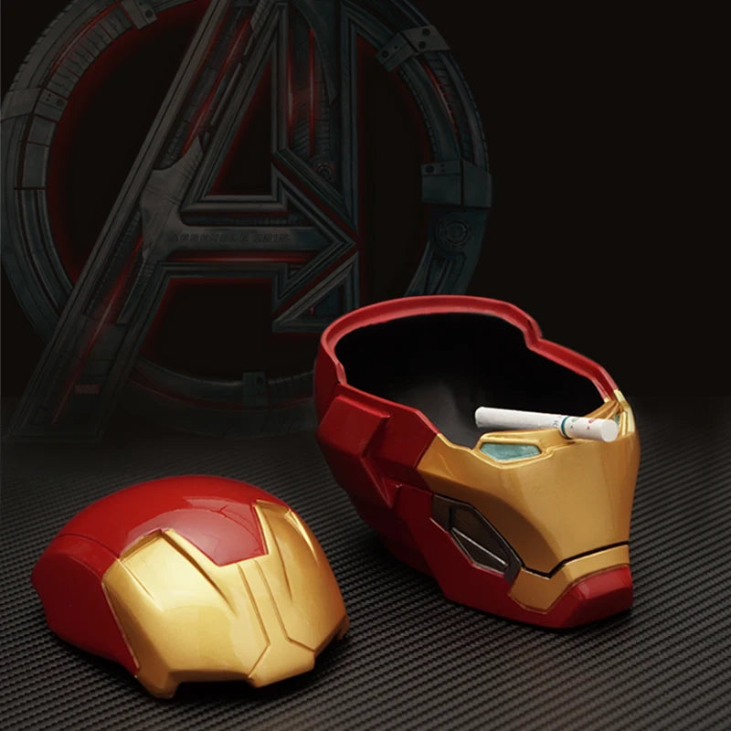 Iron Man and Stormtrooper Helmet Ashtray & Storage Box