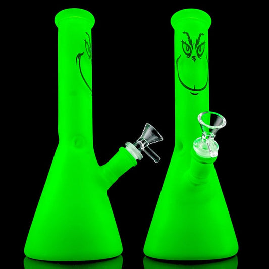 Grinch Glass Bong – Festive & Fun Smoking Experience