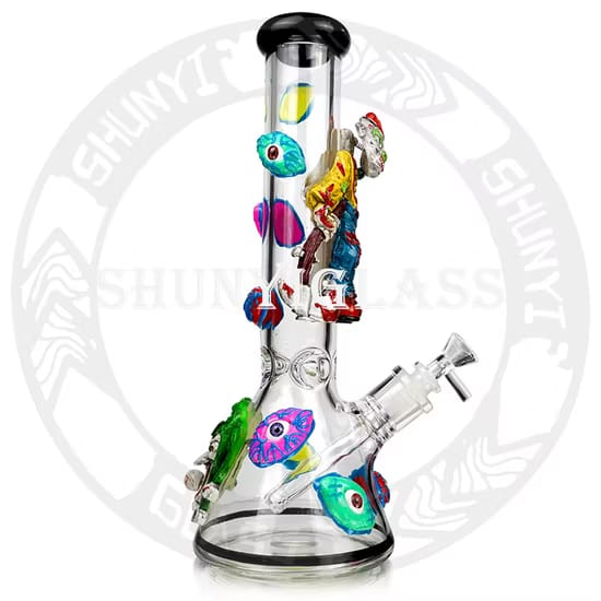 Cool Clown Glass Bong – Add a Playful Twist to Your Sessions