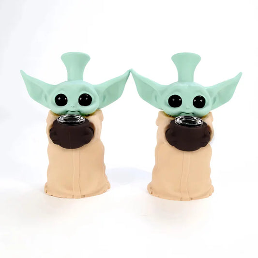 Baby Yoda Silicone Tobacco Pipe – Perfect Gift for Any Occasion